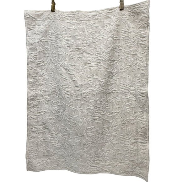 Charter Club Matelasse Pillow Sham Standard Size Pillowcase Cream - Picture 1 of 11